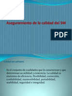 Aseguramiento de La Calidad Del SW