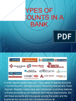 Types of Accounts in A Bank