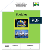 Prueba Saber Grado 4 Sociales