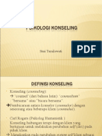 Pengertian Psikologi Konseling