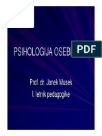 Psihologija Osebnosti Psihologija Osebno