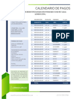 Calendario de Pagos 2021