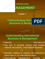 Management: Understanding International Business & Management