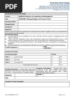 Final Result For This Unit: AIC-UP-BSBFIM501-V4.0 Page 1 of 17