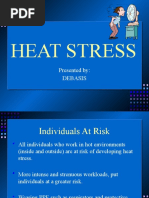 Heat Stress: Presented By: Debasis