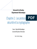 Cours 2 Protocols de Sécurité Partie 1