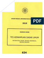 UM UGM 2019 TKDU - Kode 634 Asli