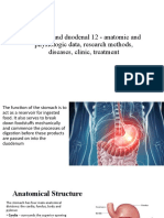 Stomach and Duodenal Anatomy and Physiology