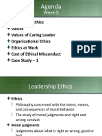 Role of Ethics