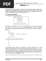 Module2 Python 17CS664