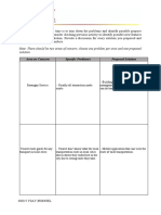 Let's Analyze: Activity 1: Your Task This Time Is To Trim Down The Problems and Identify Possible Propose