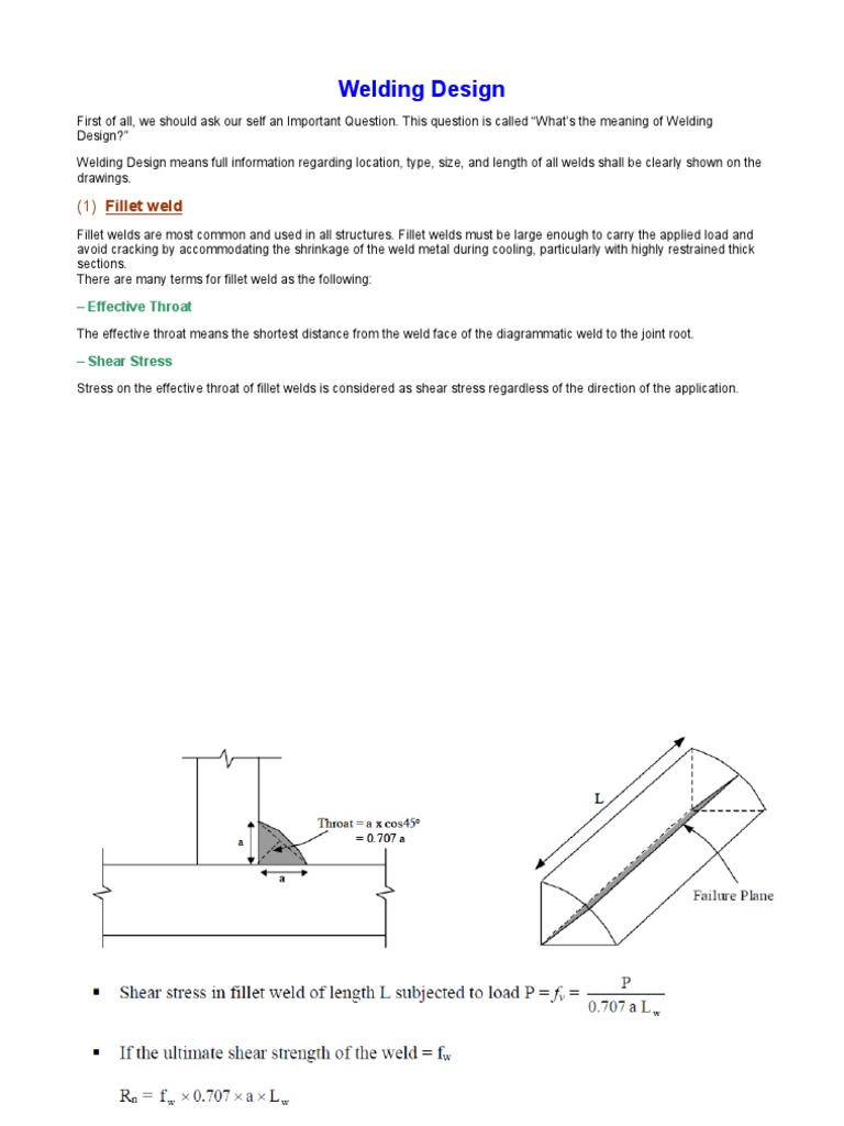 Essential Guide to Welding Design | PDF | Welding | Construction