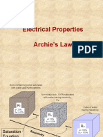 Electrical Properties Archie's Law