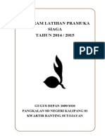 Program Kerja Latihan Pramuka Siaga 2014