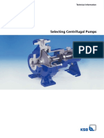 Selecting Centrifugal Pumps