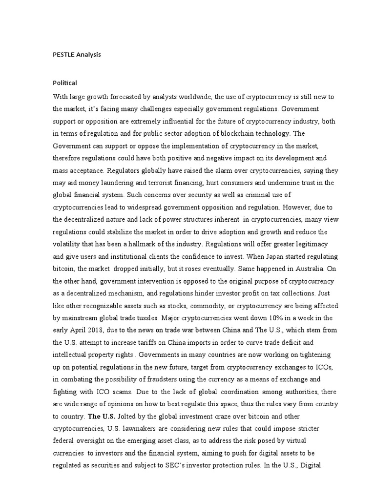 Bitcoin Market Making: PEST Analysis | PDF | Cryptocurrency | Bitcoin