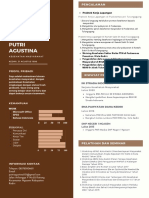 Oranye Biru Sederhana Infografik Resume