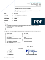 Medical Fitness Certificate Imam Hanafi