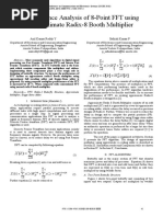Performance Analysis of 8-Point FFT Using Approximate Radix-8 Booth Multiplier