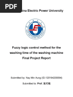 Fuzzy Final Report Washing Machine