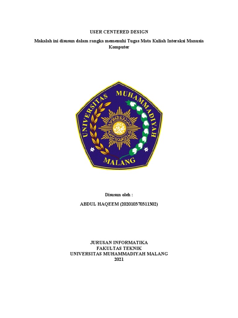 Metode User Centered Design untuk Kamus Muslim | PDF | Seni