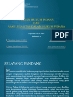 Kel. 4 - Tujuan Hukum Pidana & Asas Legalitas