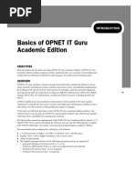 Basics of OPNET IT Guru Academic Edition: Objectives