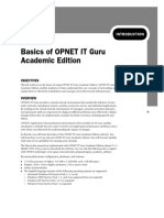 Basics of OPNET IT Guru Academic Edition: Objectives