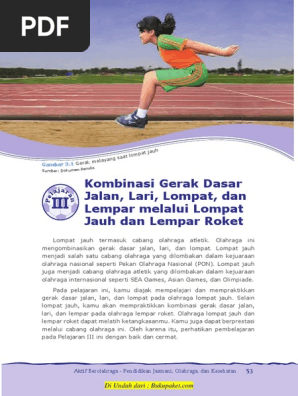 Bab Iii Kombinasi Gerak Dasar Jalan Lari Lompat Dan Lempar Melalui Lompat Jauh Dan Lempar Roket Pdf