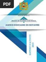 Rapport Agence Judiciaire 2015