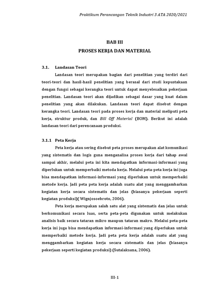 Bab III Proses Kerja Dan Material | PDF | Seni