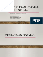 Persalinan Normal dan Distosia - Dr. dr. Aloysius Suryawan, Sp.OG(K)-KFM