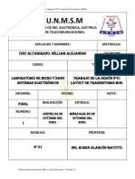 Informe Final Laboratorio N°01 - MicroNano Sistemas