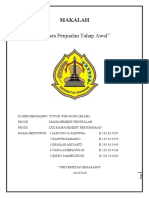 Makalah Proses Penjualan Tahap Awal