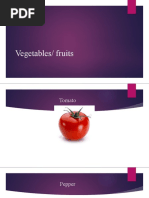 Complete A-Z Fruits and Vegetables List | PDF | Fruit | Vegetables