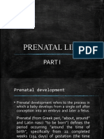 PRENATAL LIFE. Part 1