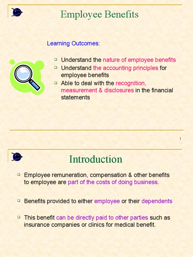 Notes On Employee Benefits PDF Employee Benefits Defined Benefit