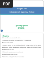 Chapter One Introduction To Operating Systems