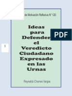 IDEAS PARA DEFENDER EL VEREDICTO CIUDADANO EXPRESADO EN LAS ÁNFORAS