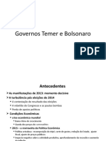 Governos Temer e Bolsonaro