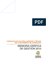 Memoria Gráfica de Gestión Cultura y Fiestas 2010