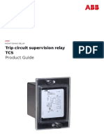 Trip Circuit Supervision Relay TCS: Product Guide