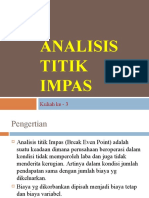 Analisis Titik Impas