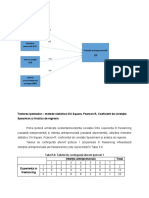 Model Intrepretare SPSS - Analize Corelationale - Regresii