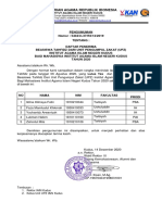 Pengumuman Penetapan Tahfidz-UPZ 2020