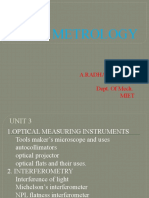 Metrology: BY A.Radha Krishna, Hod, Dept. of Mech. Miet