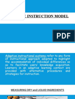 Adaptive Instruction Model