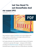 Here's What You Need To Know About Snowflake and Its Giant IPO - Crunchbase News