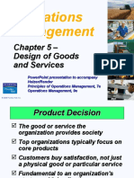 Operations Management: Chapter 5 - Design of Goods and Services