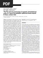 40Ar39Ar and KAr Geochronology of Magmatic and Hydrothermal Events in A Classic LSE Bonanza Deposit El Peñon - Northern Chile